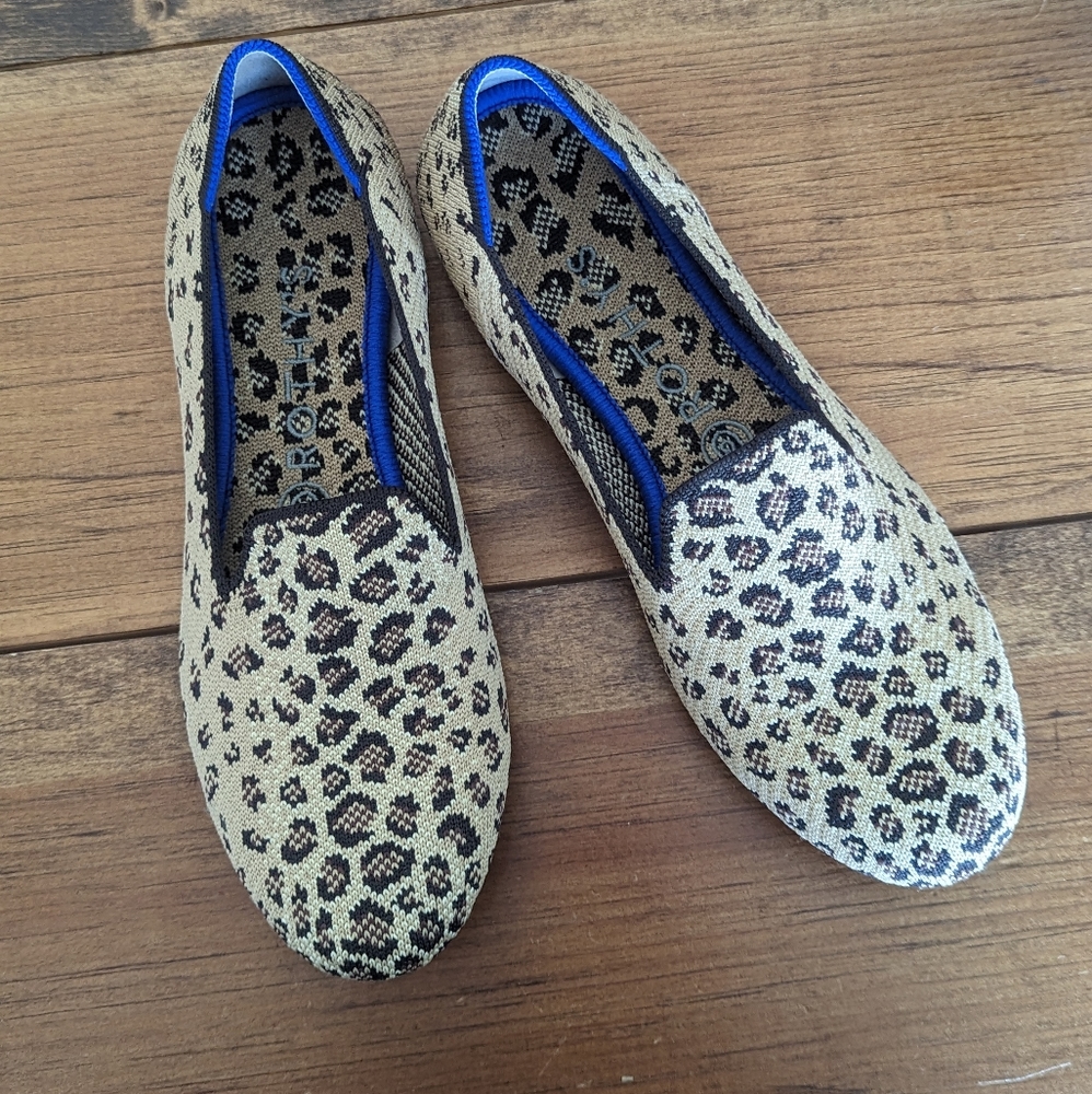 EUC Rothy’s Cheetah loafers 8